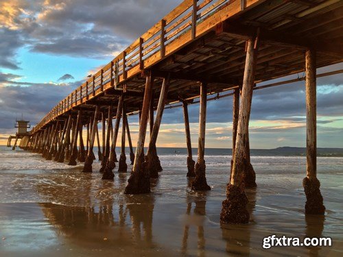 Imperial Beach Pier at Sunset Southern California United State - 10xUHQ JPEG