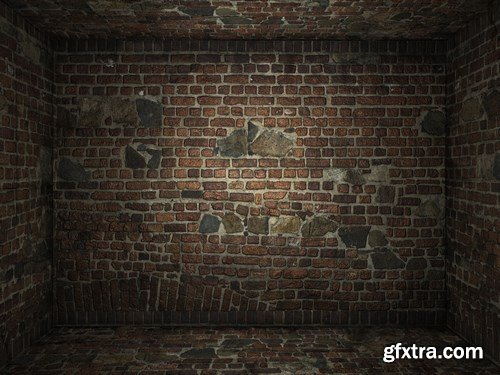 Grungy interior room - 11xUHQ JPEG Photo Stock