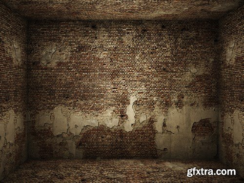 Grungy interior room - 11xUHQ JPEG Photo Stock