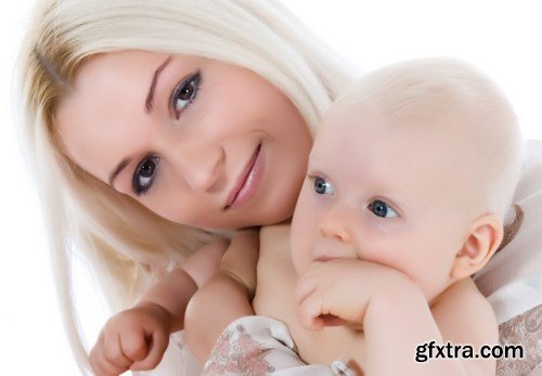 Mother and Baby - 20xUHQ JPEG Photo Stock