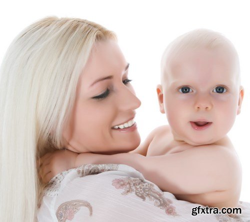 Mother and Baby - 20xUHQ JPEG Photo Stock