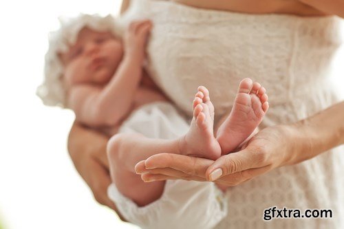 Mother and Baby - 20xUHQ JPEG Photo Stock