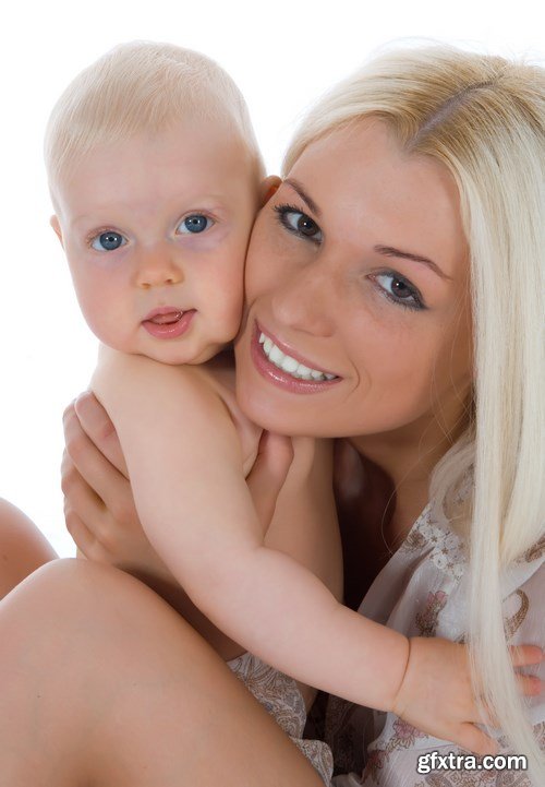 Mother and Baby - 20xUHQ JPEG Photo Stock