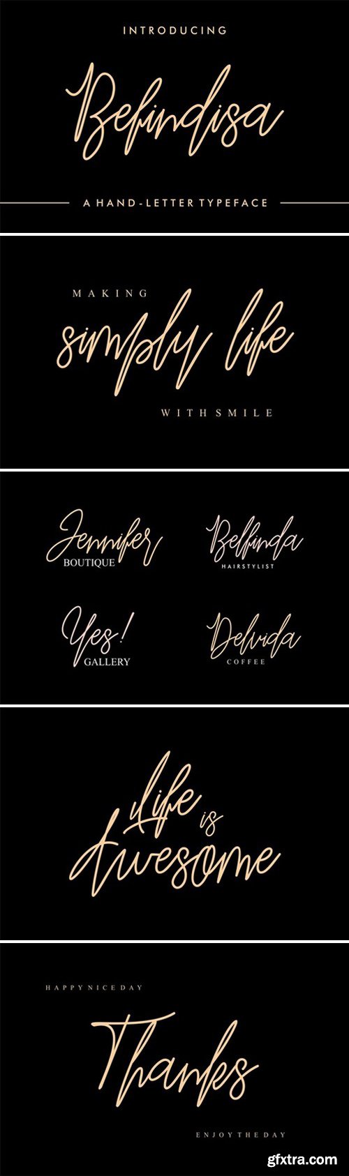 CM - Befindisa Script Font 986386