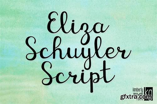 KG Eliza Schuyler Script Font