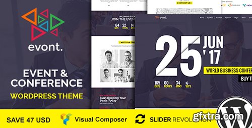 ThemeForest - Evont v1.0 - Event & Conference WordPress Theme - 17497249