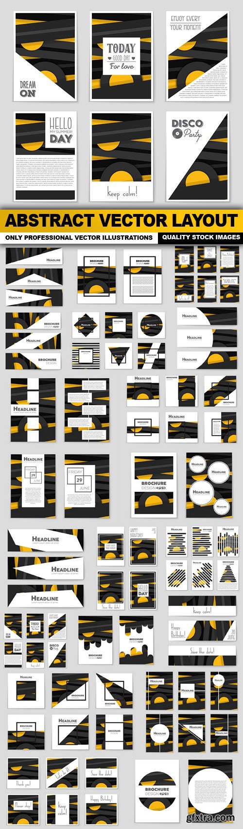 Abstract Vector Layout - 20 Vector