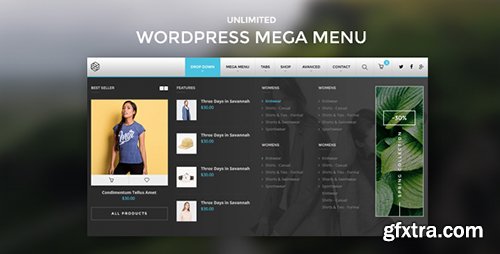 CodeCanyon - WordPress Mega Menu v1.2 - 18039563