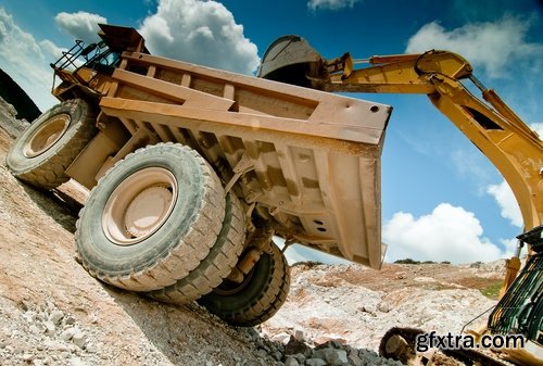 Collection of quarry truck bulldozer excavator mining machinery 25 HQ Jpeg