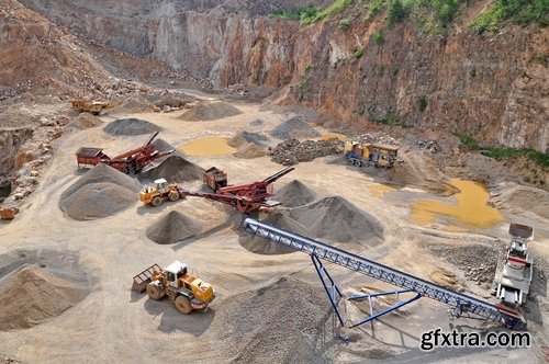 Collection of quarry truck bulldozer excavator mining machinery 25 HQ Jpeg