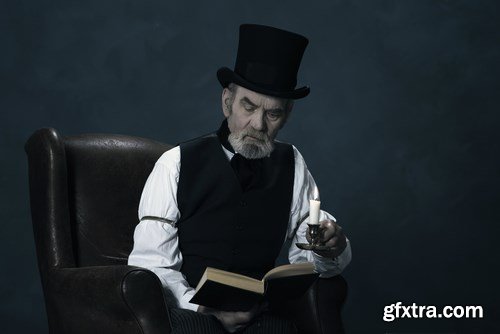 Dickens Scrooge Man - 7xUHQ JPEG