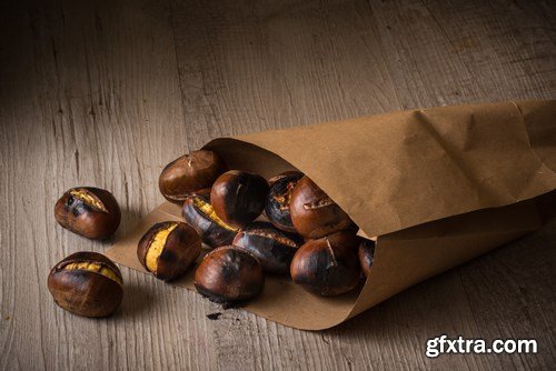 Pan-Roasted Chestnuts - 25xUHQ JPEG