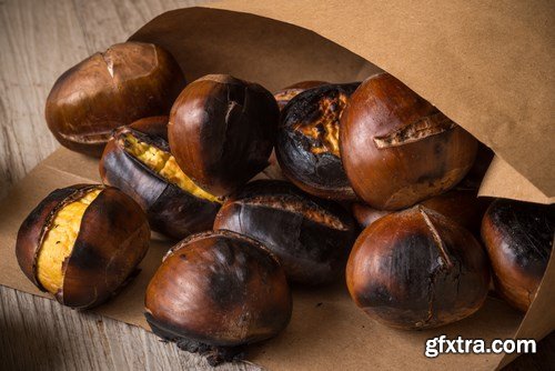 Pan-Roasted Chestnuts - 25xUHQ JPEG