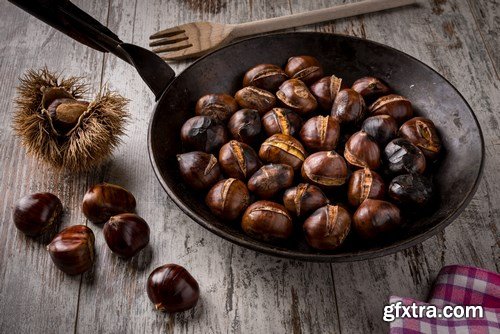 Pan-Roasted Chestnuts - 25xUHQ JPEG