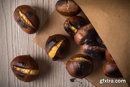 Pan-Roasted Chestnuts - 25xUHQ JPEG