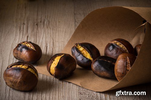 Pan-Roasted Chestnuts - 25xUHQ JPEG