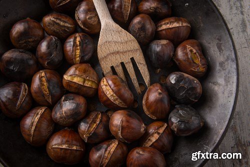 Pan-Roasted Chestnuts - 25xUHQ JPEG