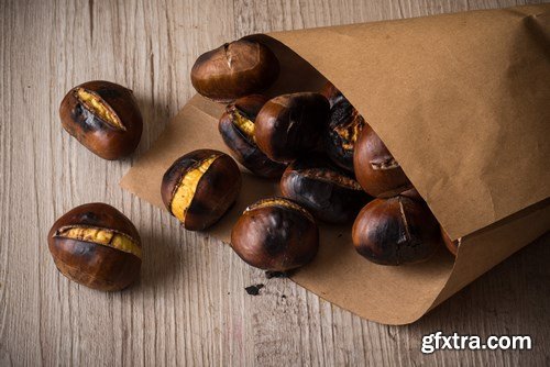 Pan-Roasted Chestnuts - 25xUHQ JPEG