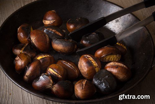 Pan-Roasted Chestnuts - 25xUHQ JPEG