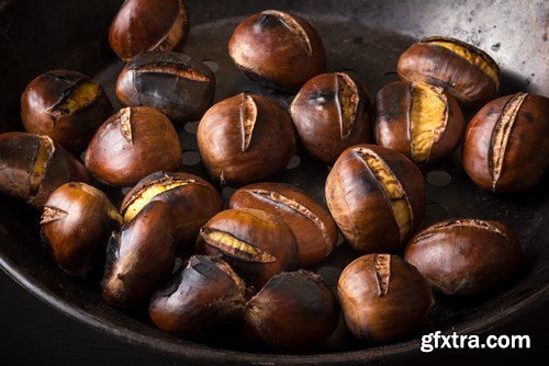 Pan-Roasted Chestnuts - 25xUHQ JPEG