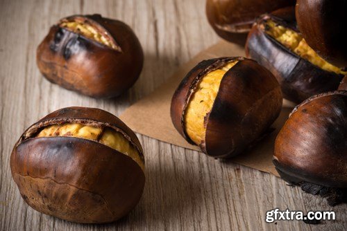 Pan-Roasted Chestnuts - 25xUHQ JPEG