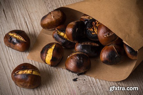 Pan-Roasted Chestnuts - 25xUHQ JPEG