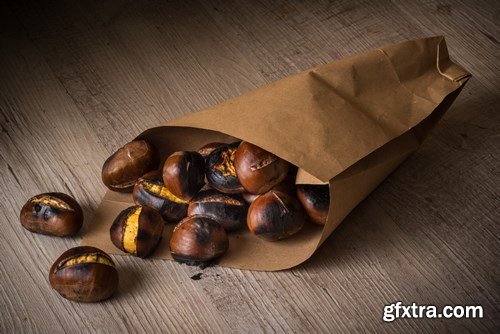 Pan-Roasted Chestnuts - 25xUHQ JPEG