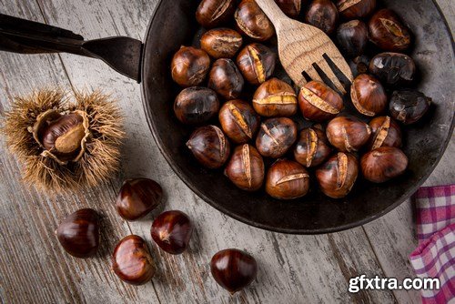 Pan-Roasted Chestnuts - 25xUHQ JPEG