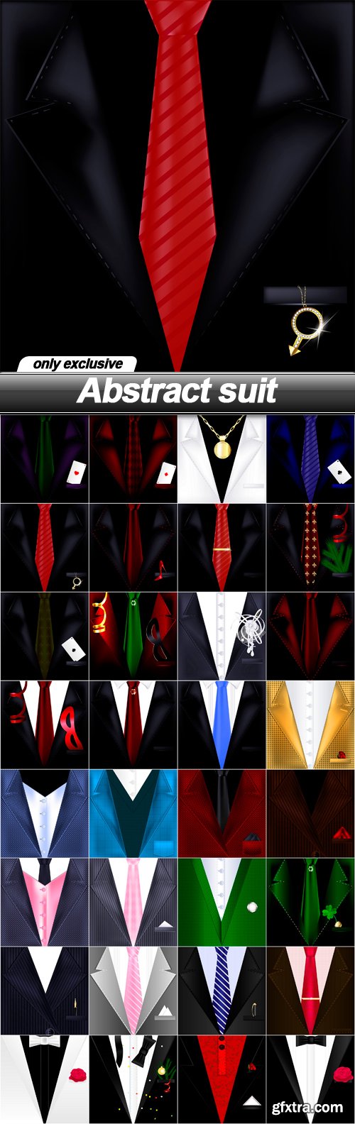 Abstract suit - 32 EPS