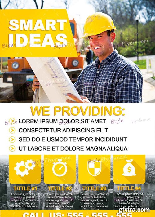 Smart Ideas PSD Flyer Template