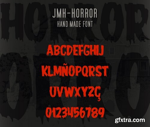 JMH HORROR Font