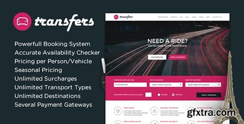 ThemeForest - Transfers v1.095 - Transport and Car Hire WordPress Theme - 12481479