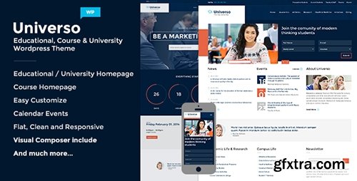 ThemeForest - Universo v2.0.4 - Powerful Education, Courses & Events - 12624481