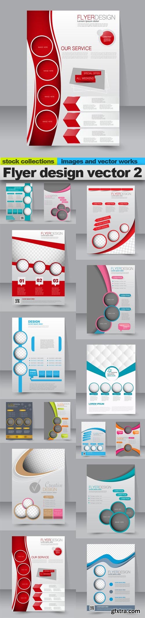 Flyer design vector 2, 15 x EPS