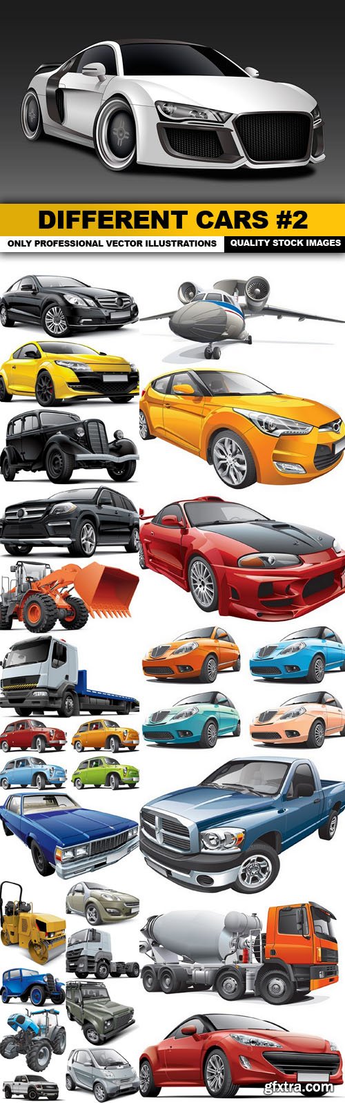 Different Cars #2 - 25 Vector