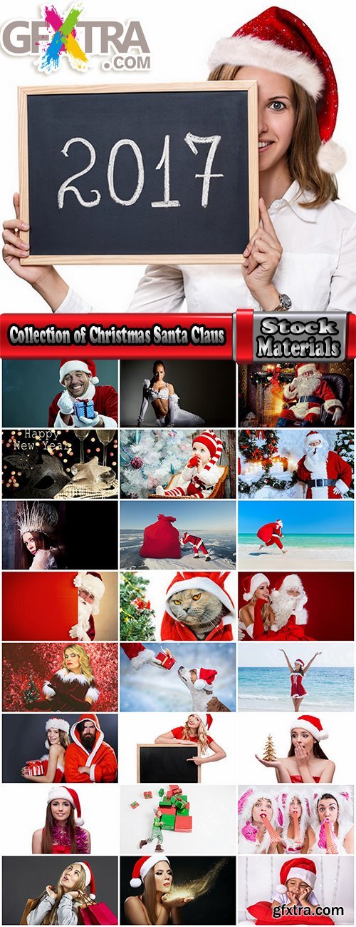 Collection of Christmas Santa Claus Snow Maiden suit coat fur hat 25 HQ Jpeg