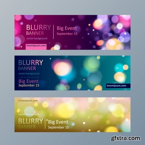 Collection gift certificate business card banner flyer calling card poster 14-25 EPS