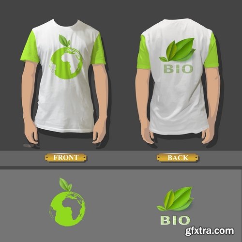 Collection image for clothes image for T-shirt template example stickers 25 EPS