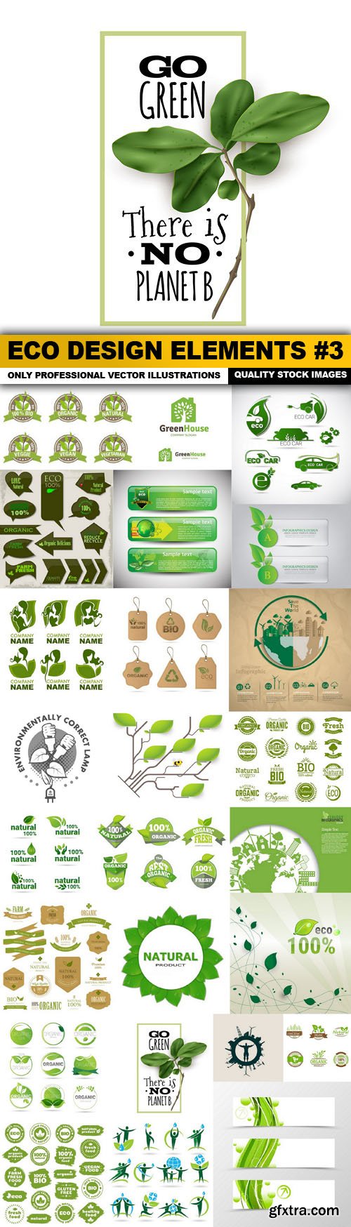 ECO Design Elements #3 - 25 Vector