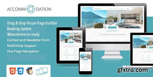 ThemeForest - Accommodation v2.3 - Hotel Resorts Booking WordPress Theme - 15020430