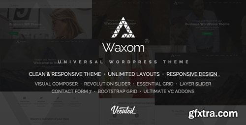 ThemeForest - Waxom v1.5.1 - Clean & Universal WordPress Theme - 13639831