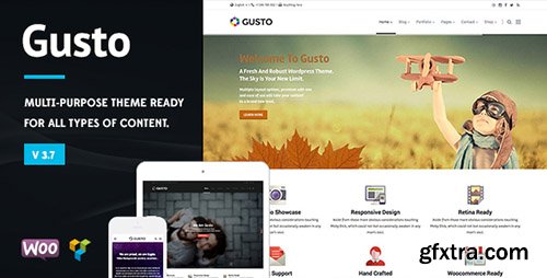 ThemeForest - Gusto v3.7 - Vanguard WordPress Theme - 7229115