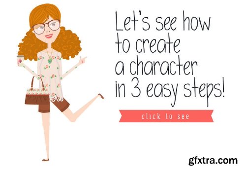 CreativeMarket Character creation toolkit - Ladies 550639