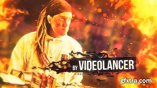 Videohive Fiery Freeze Frame 17971585