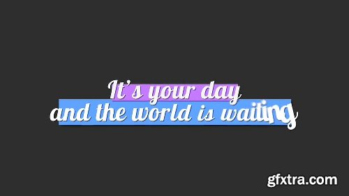 Videohive Lyrics Kinetic Typography 13710479