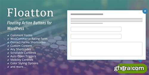 CodeCanyon - Floatton v1.0 - WordPress Floating Action Button with Pop-up Contents for Forms or any Custom Contents - 17199748