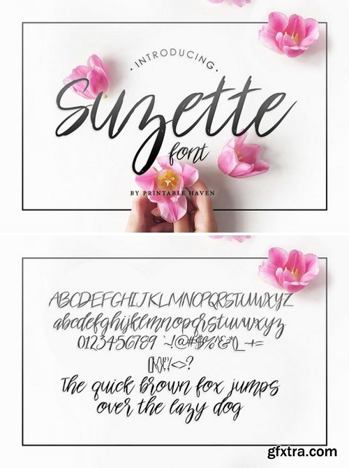 CM - Suzette Script Font 1000180