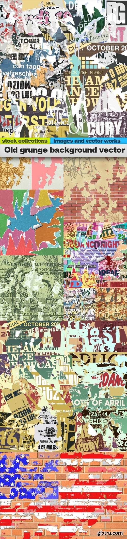 Old grunge background vector, 10 x EPS