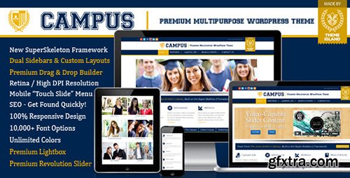 ThemeForest - Campus v3.1.9 - Multipurpose WordPress Theme - 5838533