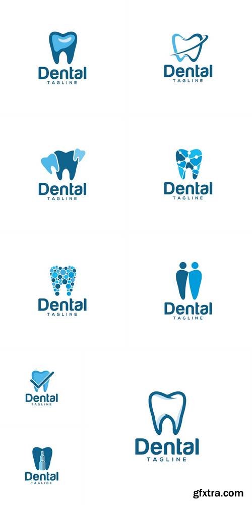 Dental Creative Logo Design Vector